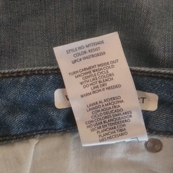 Seven7 women's size 16 denim frayed hem weekend shorts - Picture 12 of 12